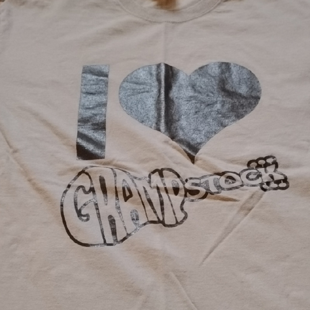 Men's Brown Vintage Medium Gramp's Place I Love Campstock Shirt Tom Petty Music